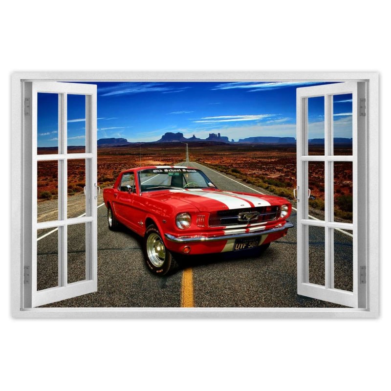 Plakat 90x60 Ford Mustang Autostrada