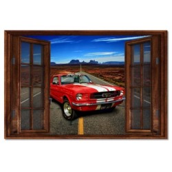 Obraz 90x60 Ford Mustang Autostrada