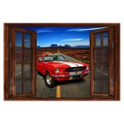 Plakat 120x80 Ford Mustang...