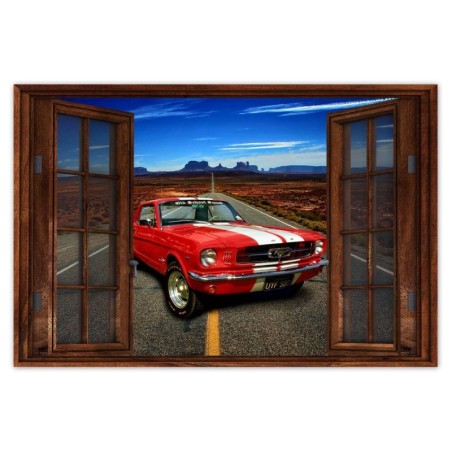 Plakat 90x60 Ford Mustang Autostrada