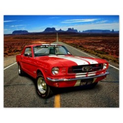 Plakat 50x40 Ford Mustang...