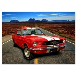 Obraz 70x50 Ford Mustang Autostrada