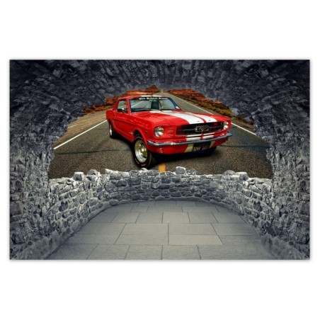 Plakat 90x60 Ford Mustang Autostrada