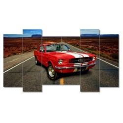 Obraz 120x65 Ford Mustang Autostrada