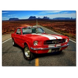 Obraz 40x30 Ford Mustang Autostrada