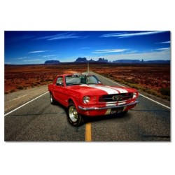 Obraz 60x40 Ford Mustang Autostrada