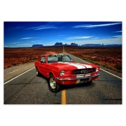 Plakat 100x70 Ford Mustang...