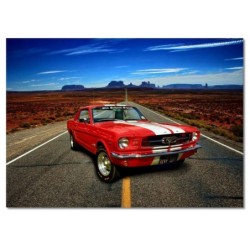 Obraz 70x50 Ford Mustang Autostrada