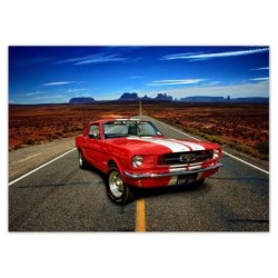 Plakat 70x50 Ford Mustang...