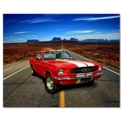 Obraz 50x40 Ford Mustang Autostrada