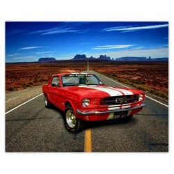 Plakat 50x40 Ford Mustang...