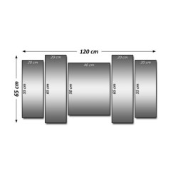 Obraz 120x65 Lokomotywa Ol49-59 w zimowej aurze