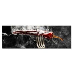 Zegar 120x40 Ostra papryka chilli