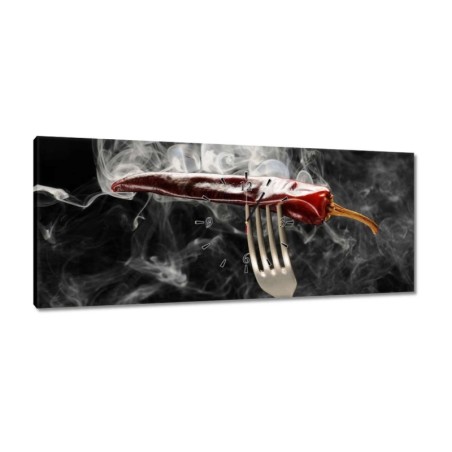 Zegar 100x40 Ostra papryka chilli