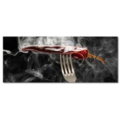 Zegar 100x40 Ostra papryka chilli