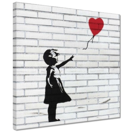 Obraz 30x30 Banksy Dziewczynka z balonikiem