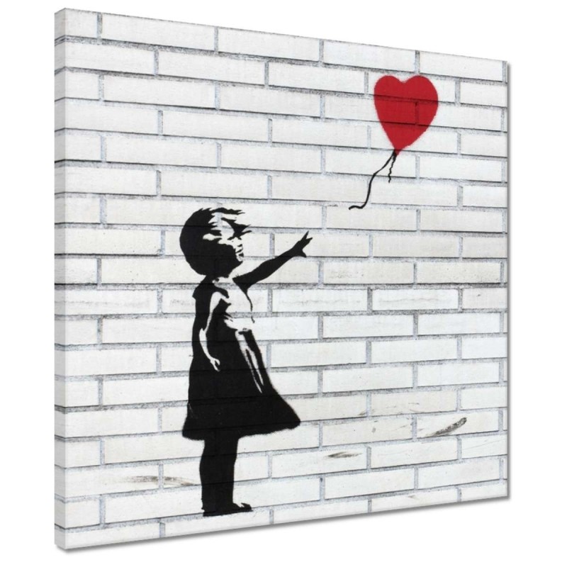 Obraz 40x40 Banksy Dziewczynka z balonikiem