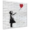 Obraz 70x70 Banksy Dziewczynka z balonikiem