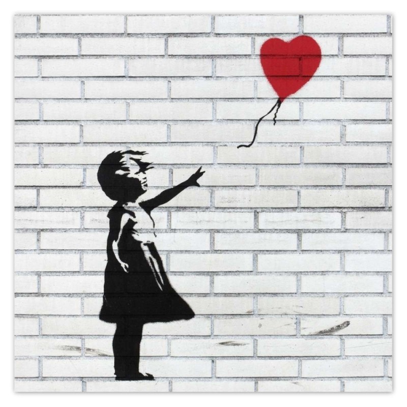 Plakat 30x30 Banksy Dziewczynka z balonikiem