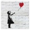 Plakat 100x100 Banksy Dziewczynka z balonikiem