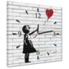 Zegar 30x30 Banksy Dziewczynka z balonikiem