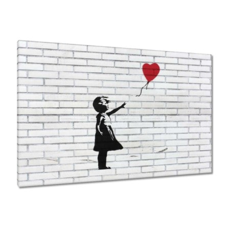 Obraz 120x80 Banksy Dziewczynka z balonikiem