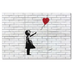 Obraz 120x80 Banksy Dziewczynka z balonikiem