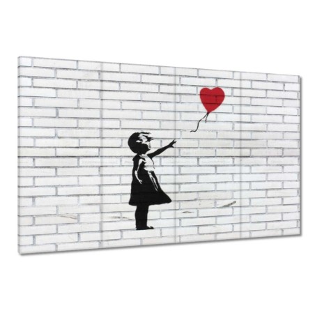 Obraz 120x80 Banksy Dziewczynka z balonikiem