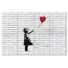 Obraz 120x80 Banksy Dziewczynka z balonikiem