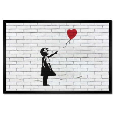 Plakat w ramie 60x40 Banksy Dziewczynka z balonikiem