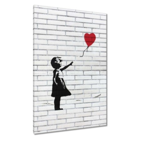 Obraz 80x120 Banksy Dziewczynka z balonikiem