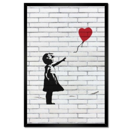 Plakat w ramie 40x60 Banksy Dziewczynka z balonikiem