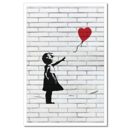 Plakat w ramie 40x60 Banksy Dziewczynka z balonikiem