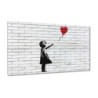 Obraz 120x70 Banksy Dziewczynka z balonikiem