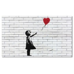 Obraz 120x70 Banksy Dziewczynka z balonikiem