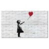 Obraz 120x70 Banksy Dziewczynka z balonikiem