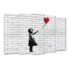 Obraz 150x95 Banksy Dziewczynka z balonikiem