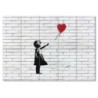 Obraz 100x70 Banksy Dziewczynka z balonikiem