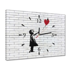 Zegar 40x30 Banksy...