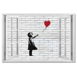 Obraz 60x40 Banksy Dziewczynka z balonikiem