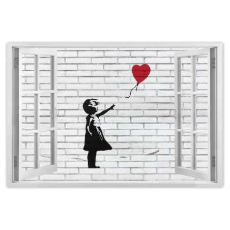 Plakat 60x40 Banksy Dziewczynka z balonikiem