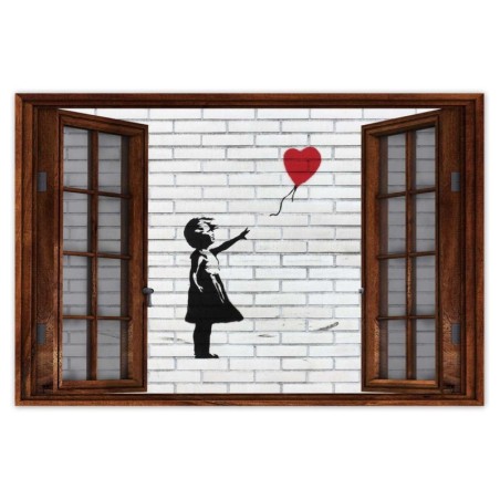 Plakat 120x80 Banksy Dziewczynka z balonikiem