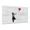 Obraz 140x90 Banksy Dziewczynka z balonikiem