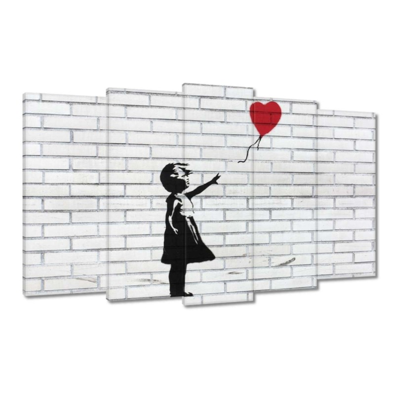 Obraz 100x60 Banksy Dziewczynka z balonikiem