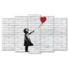 Obraz 100x60 Banksy Dziewczynka z balonikiem