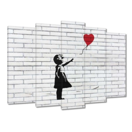 Obraz 70x50 Banksy Dziewczynka z balonikiem