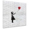 Obraz 80x80 Banksy Dziewczynka z balonikiem