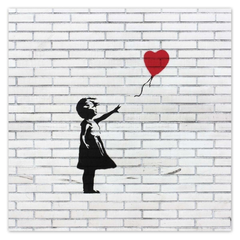 Plakat 70x70 Banksy Dziewczynka z balonikiem