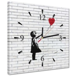 Zegar 30x30 Banksy...