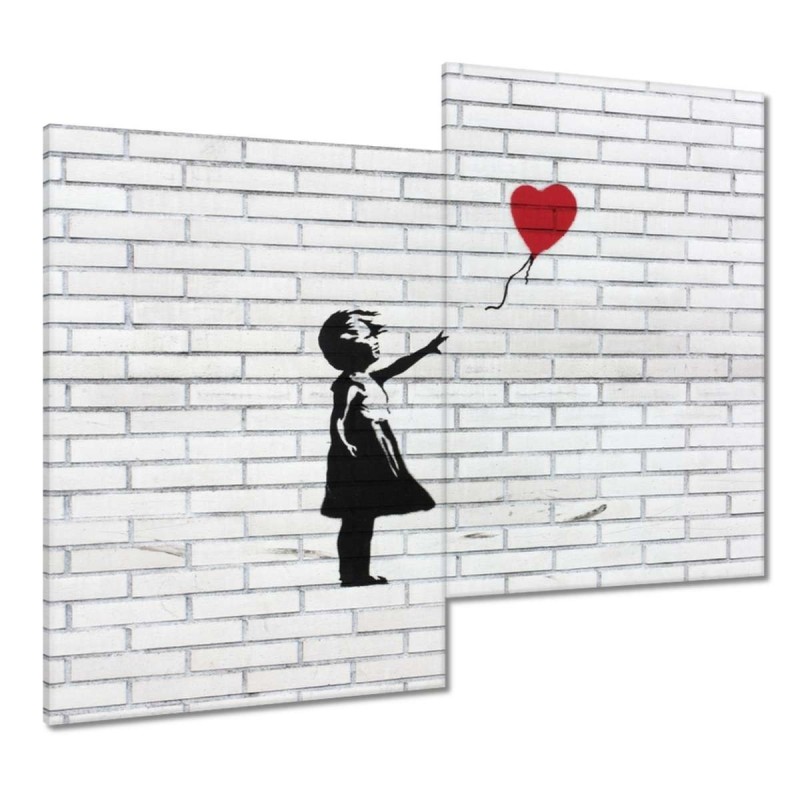 Obraz 80x70 Banksy Dziewczynka z balonikiem